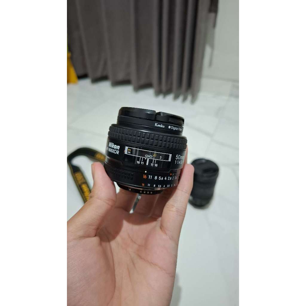 Nikon AFD 50mm F1.4 / Lensa Nikon Nikkor AF 50 mm F 1.4 D