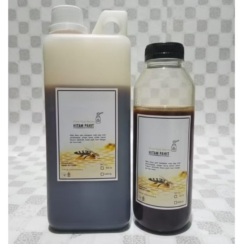 Madu Hitam Pahit - 100 % Madu Asli - Madu Hitam Pahit Premium