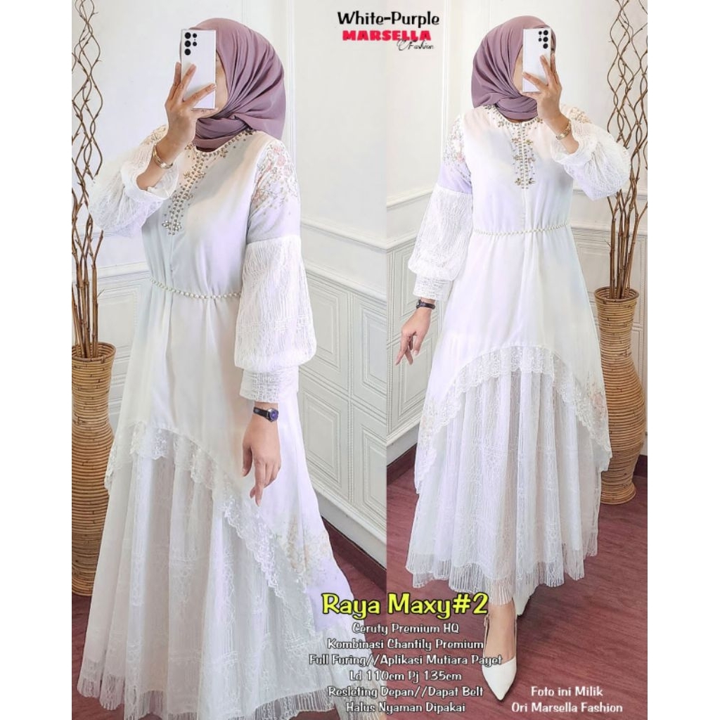 RAYA #2/ JIHAN MAXY BY MARSELA ORIGINAL PAKAIAN WANITA