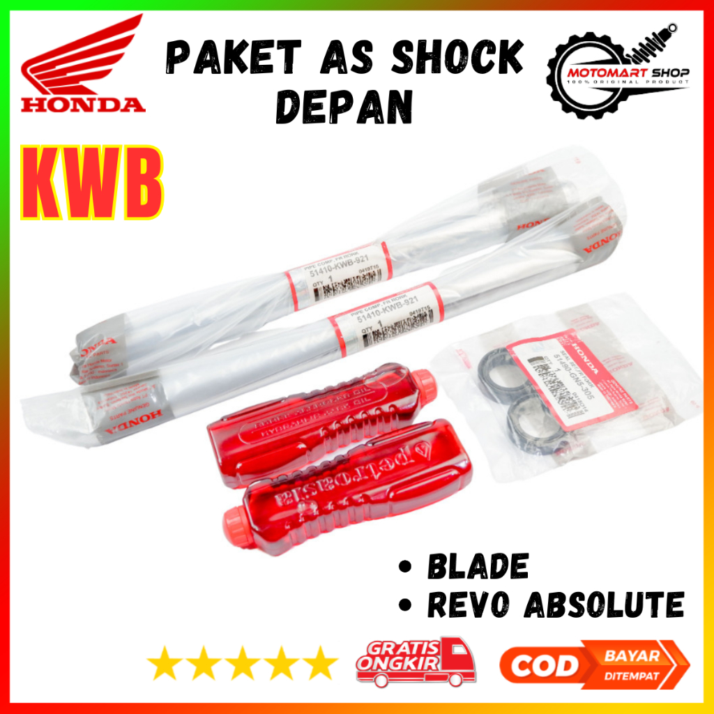 As Shock Depan Honda Revo Absolute / Shock Depan Honda Blade 110 / As Sok Revo - KWB