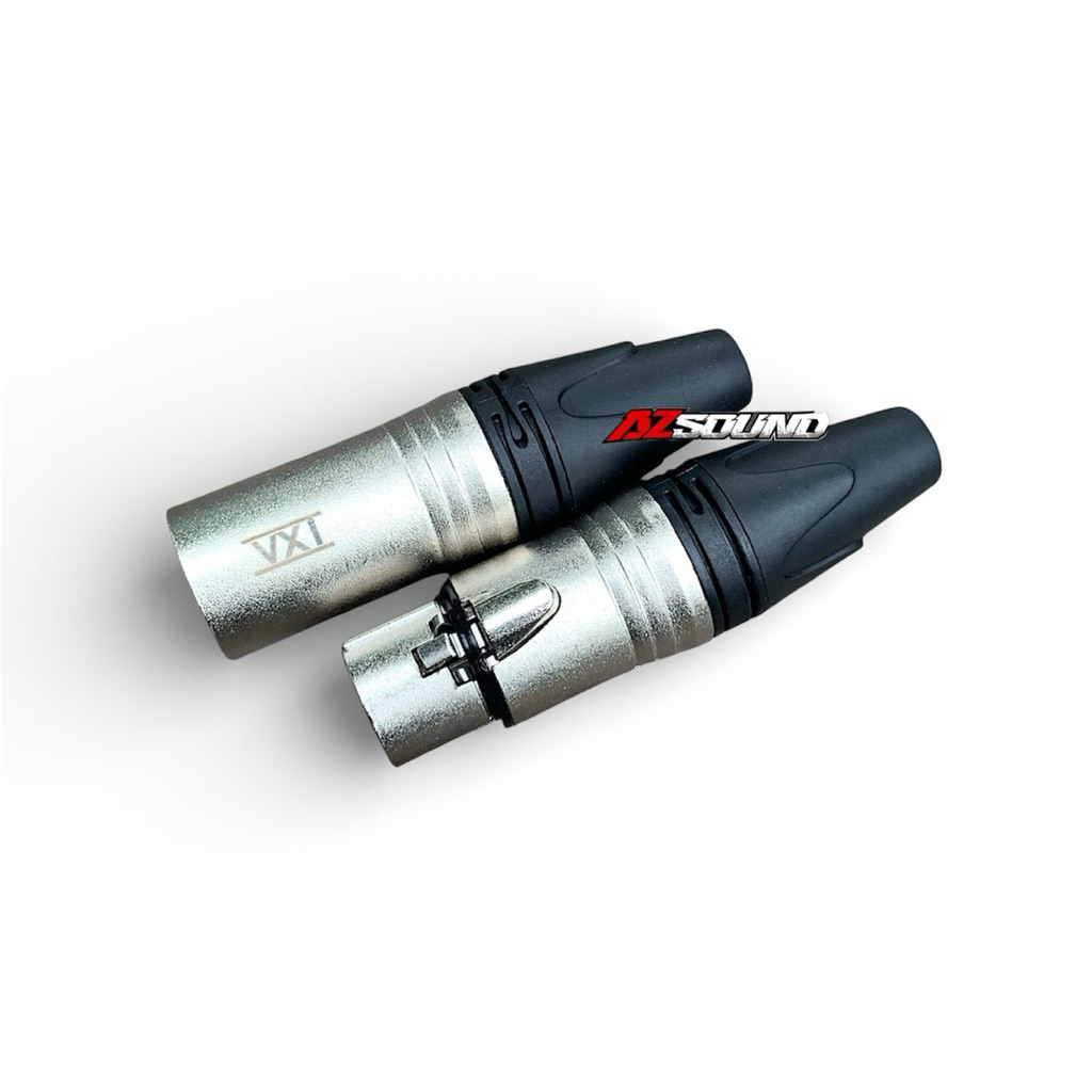 Jack XLR VXT Male + Female Audio Mic Profesional (Sepasang)