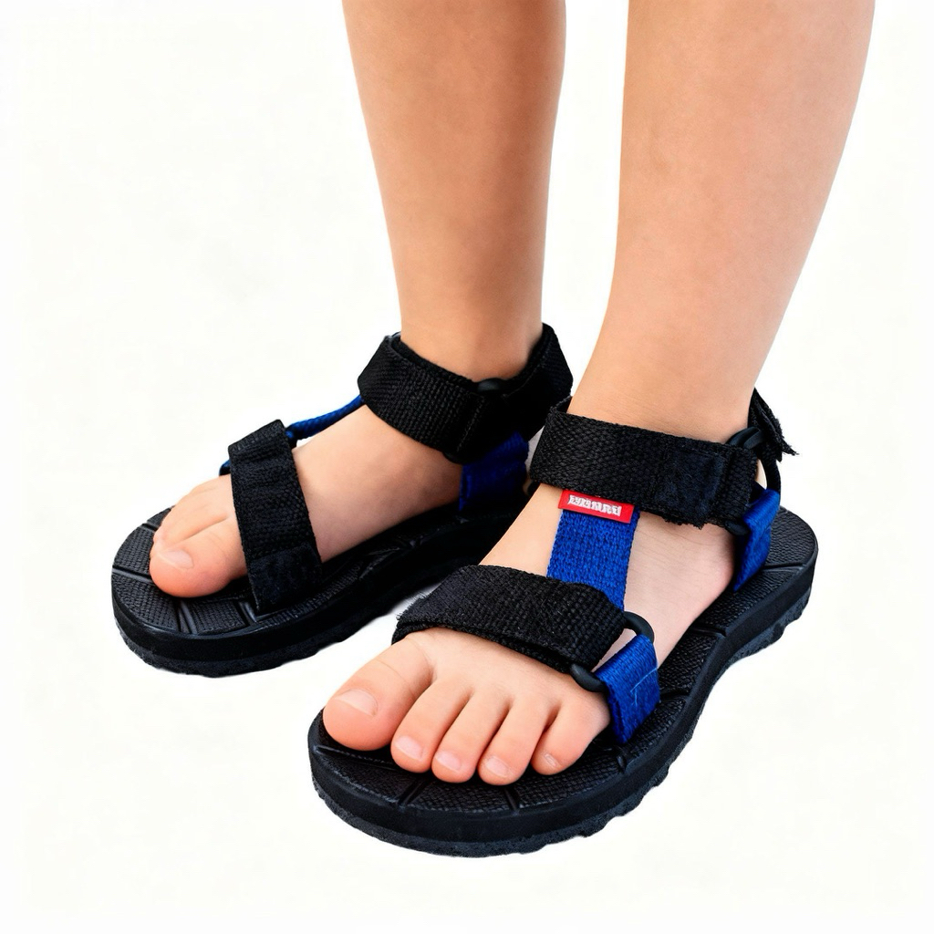 Sandal Gunung Anak Size 26-35 Pria Wanita Outdoor sndal Fashion -Upper Polyster Webbing + Univrsal S
