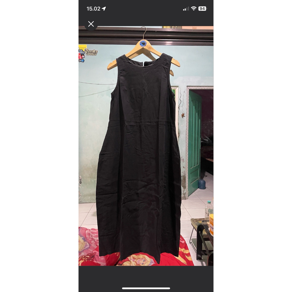 INNER DRESS HITAM