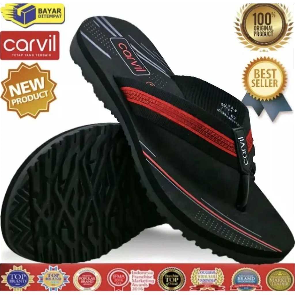 Sandal pria dewasa sandal carvil sandal gunung sandal jepit termurah