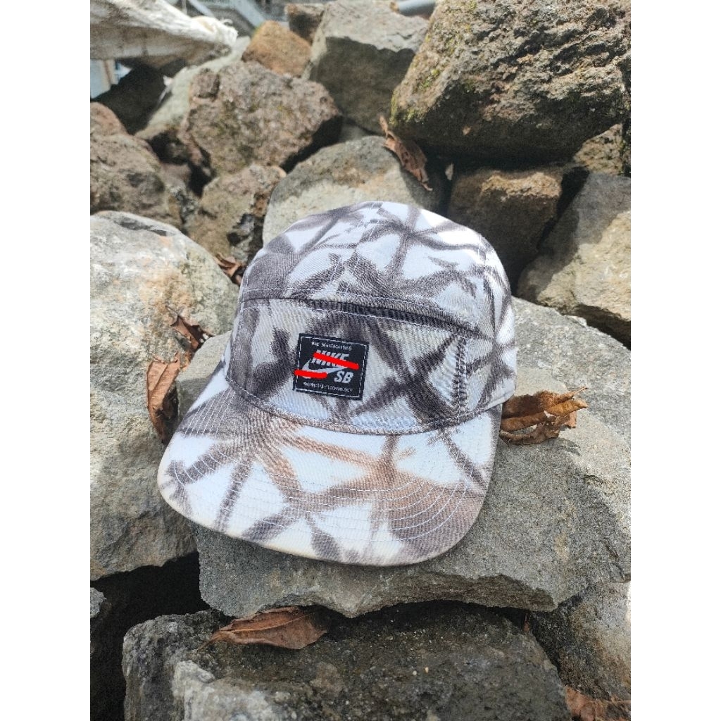 N1k3 SB Patch Logo Hat Tie Dye AOP Skateboarding Cap