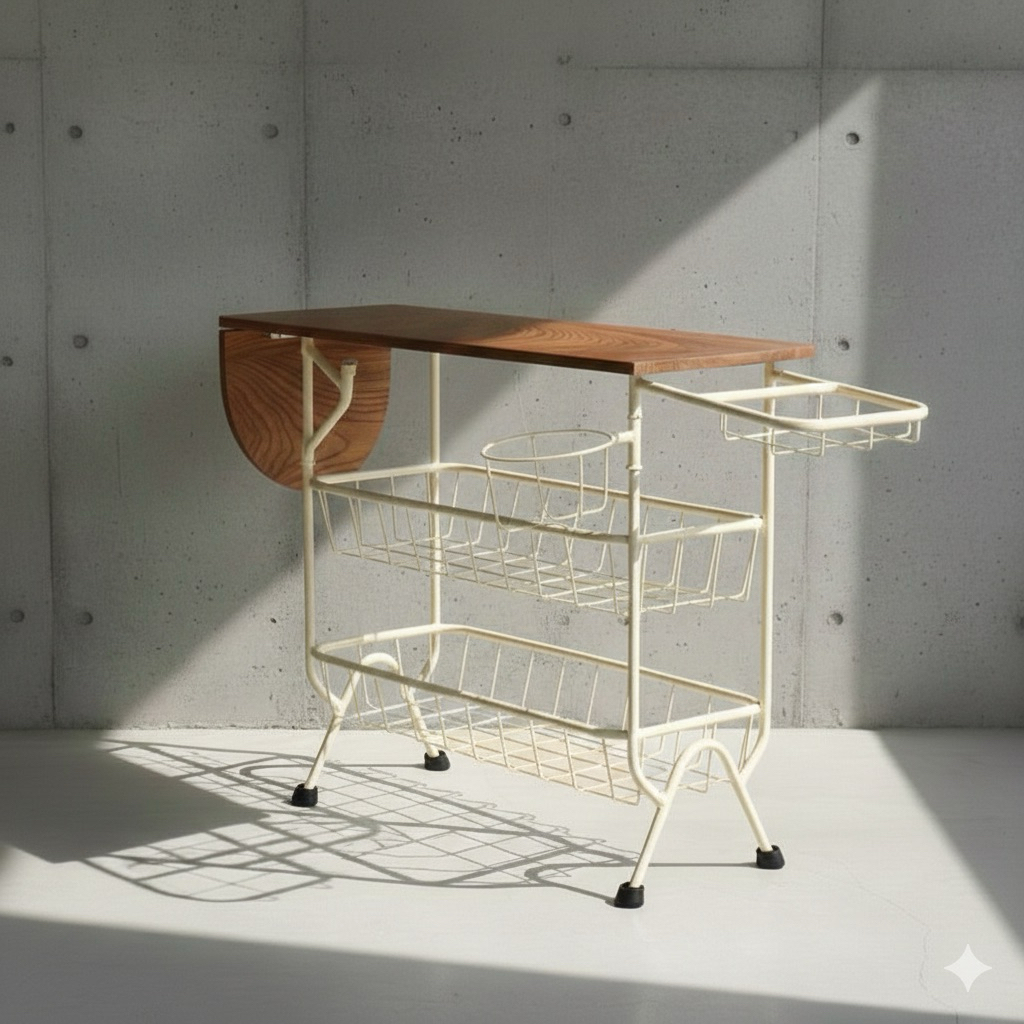 Meja Setrika Vintage 1950s – Ironing Table
