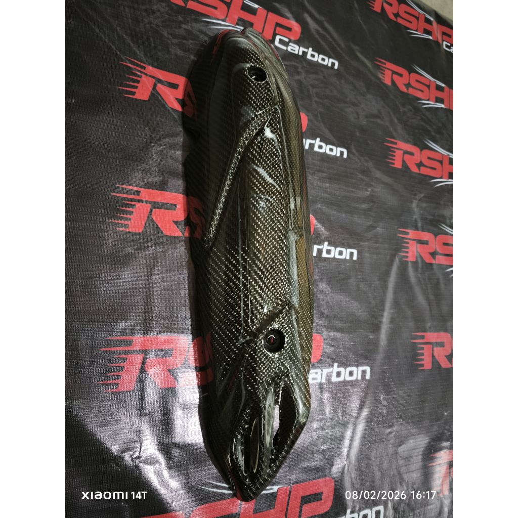 cover knalpot aerox nvx v2 carbon