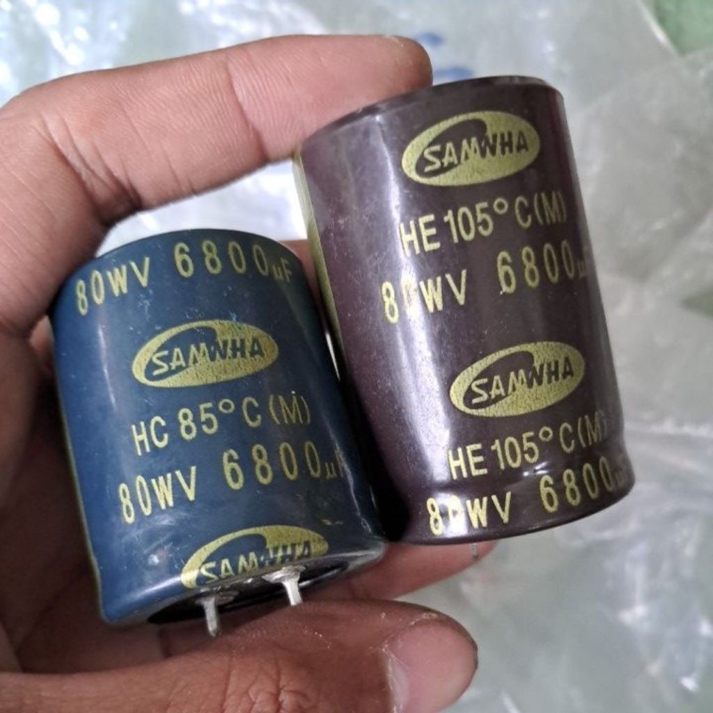 6800uf 80v ORIGINAL SAMWHA elco elko capacitor kapasitor