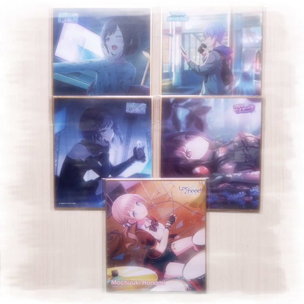 [READY STOCK] Shikishi Colored Paper Card Project Sekai (OFFICIAL)