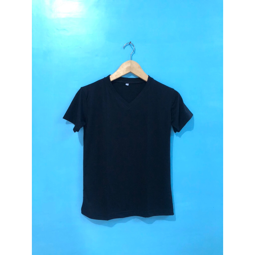 Kaos Polos Vneck Obral Cuci Gudang