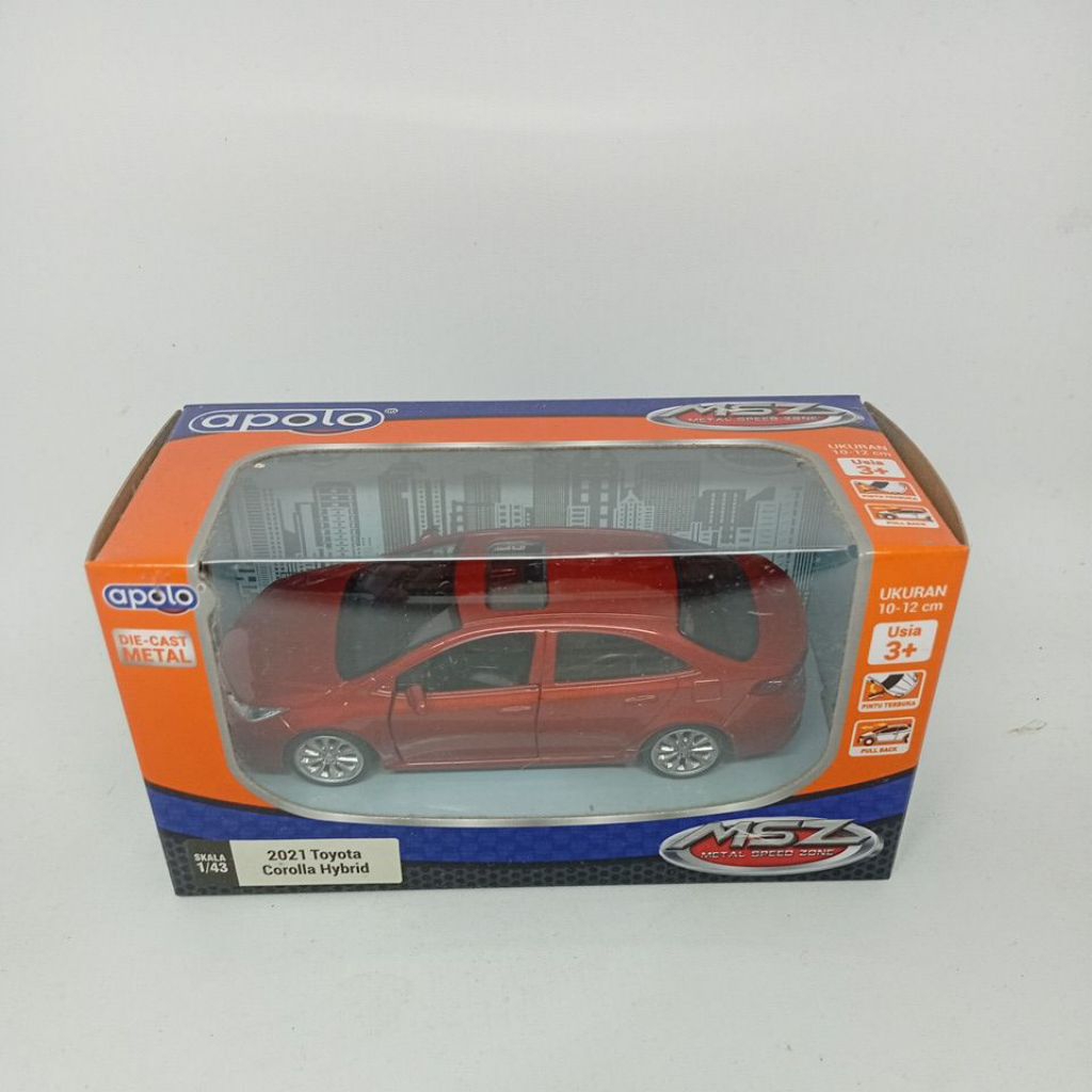 Apolo MSZ 2021 Toyota Corolla Hybrid (merah marun)