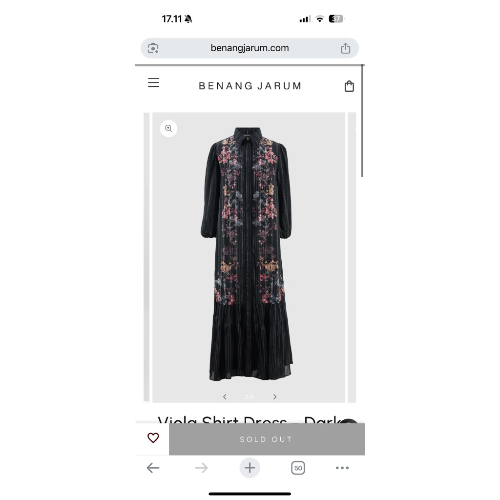 Benang Jarum - Viola Black Dress