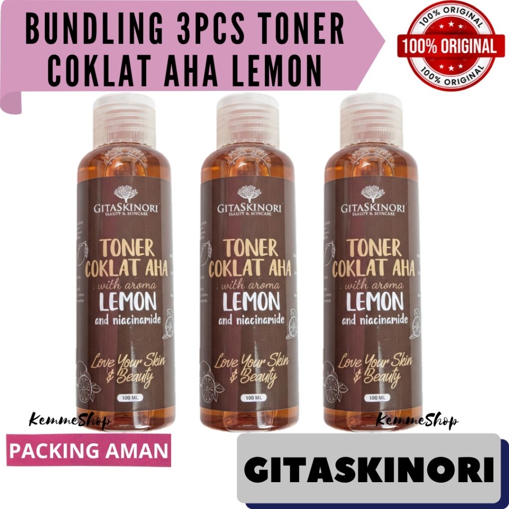 READY! Bundling bpom toner kelupas original 100ml toner whitening toner badan toner fleksol Gitaskin