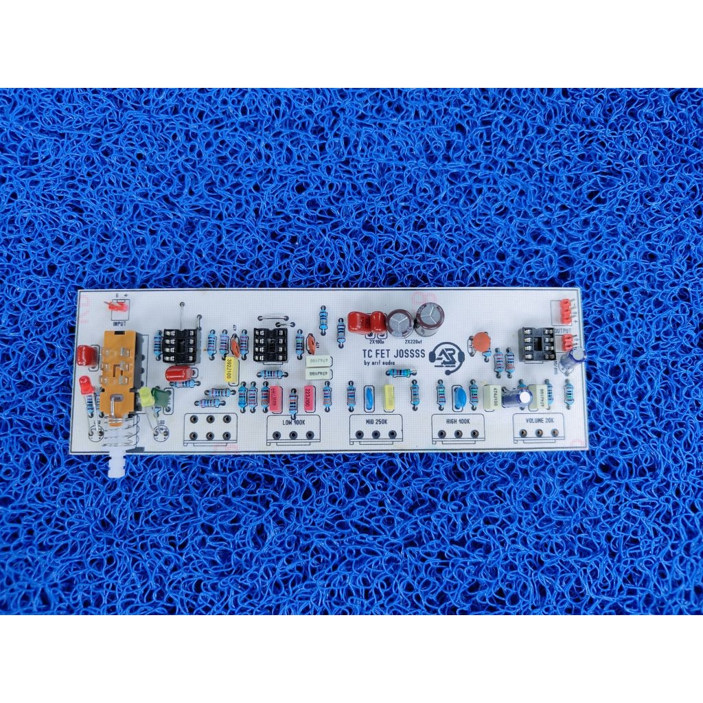 PCB TC FET DAN TC FET H PLUS KOMPONEN TANPA IC DAN POTENSIO