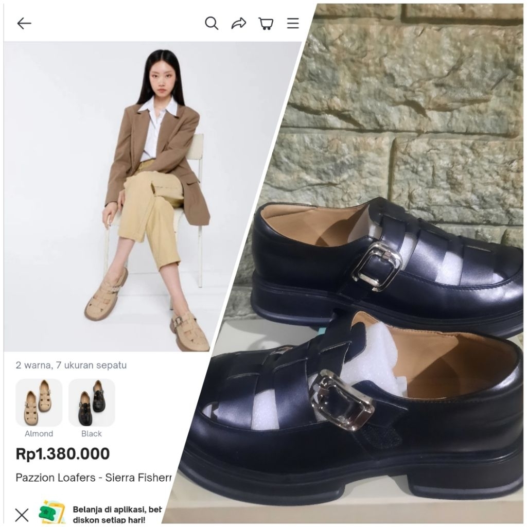 Preloved sepatu wedges pazzion ditsy vivi zubedi zaskia melissa