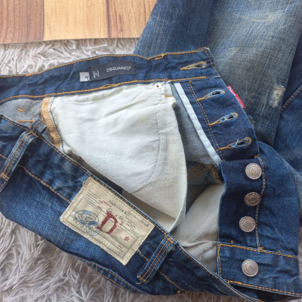 Short Pants Dsquared² Italy Celana Jeans Pendek Dsquared Ripped jeans