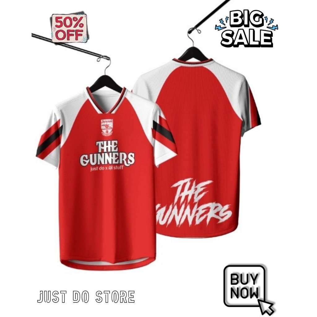 JERSEY ARSENAL RETRO CUSTOM//JERSEY ARSENAL FANTASY VINTAGE//JERSEY ARSENAL THE GUNNERS//JERSEY THE 