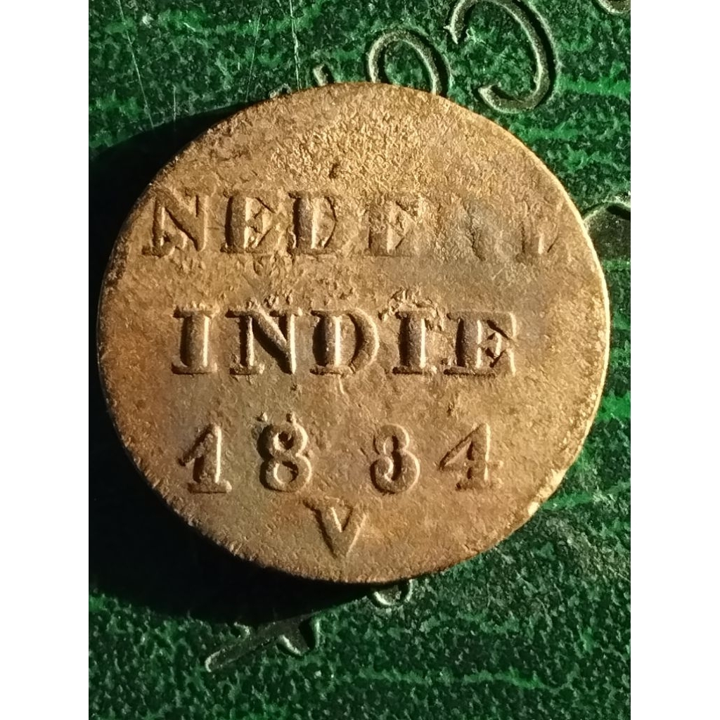 uang koin Nederland indie 1834 masih lumayan detail original asli