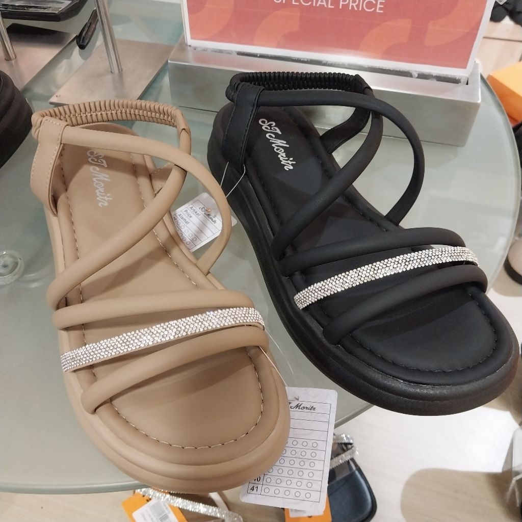 ST.MORITZ‼️sandal tali wanita slingback ringan ori by matahari