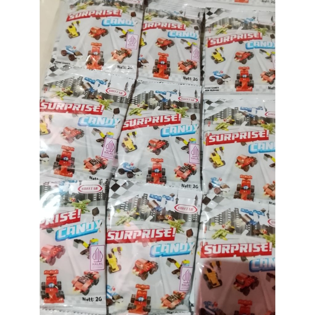 permen lego renteng/surprise candy berhadiah lego
