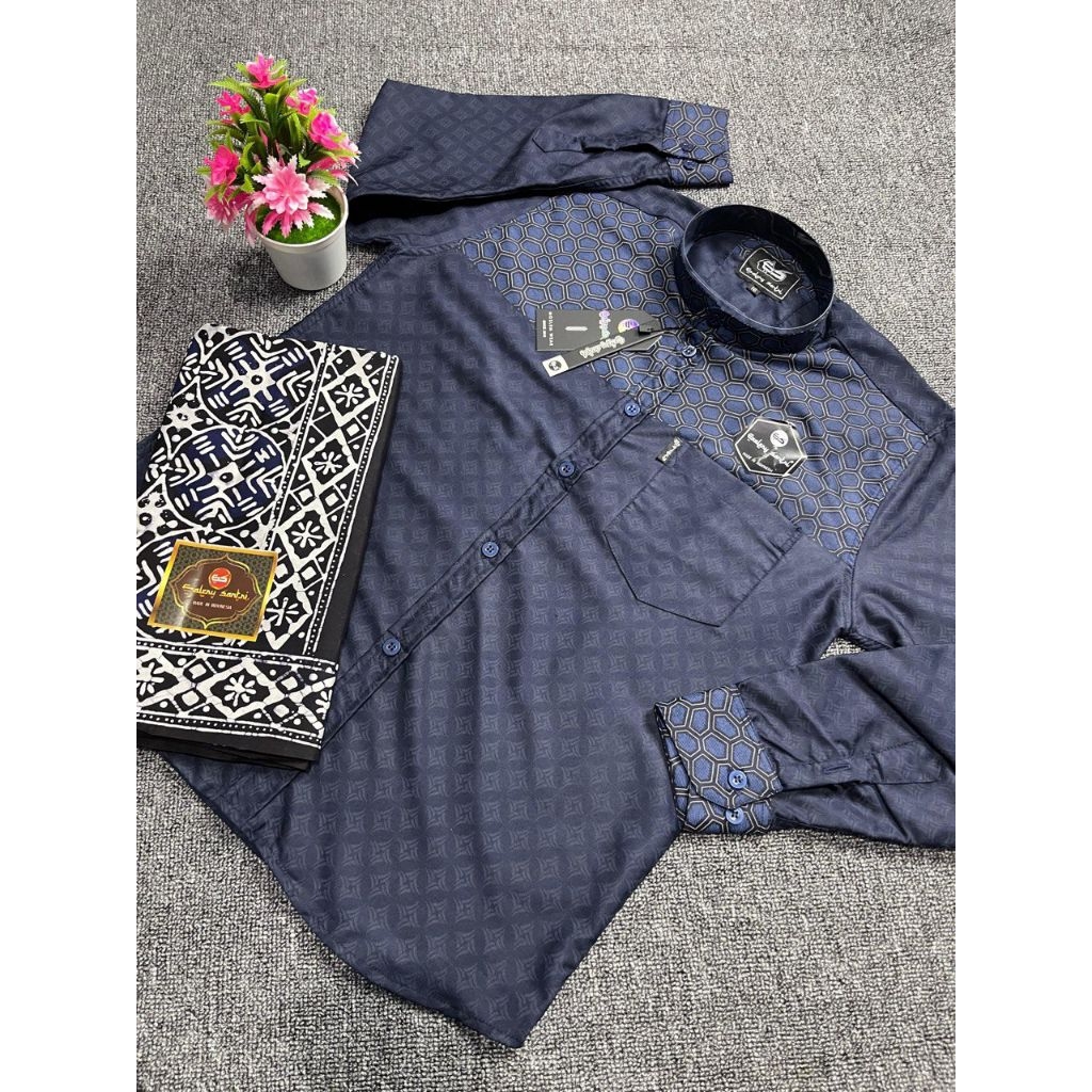 Galery Santri Baju Kemko Motif Salur Anak Tanggung Bahan Katun Madinah Songket Estimasi Kelas 3 SD S