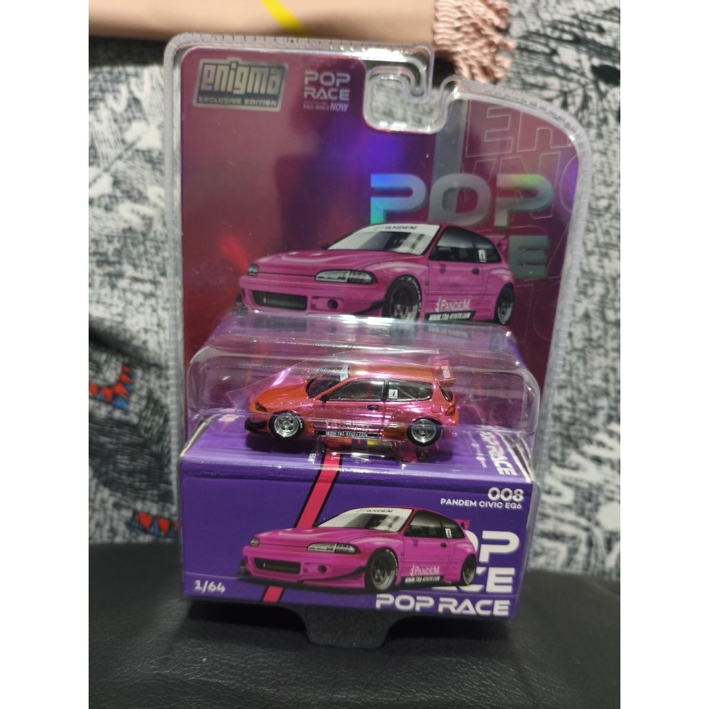 Pop Race Civic EG Pink Chase