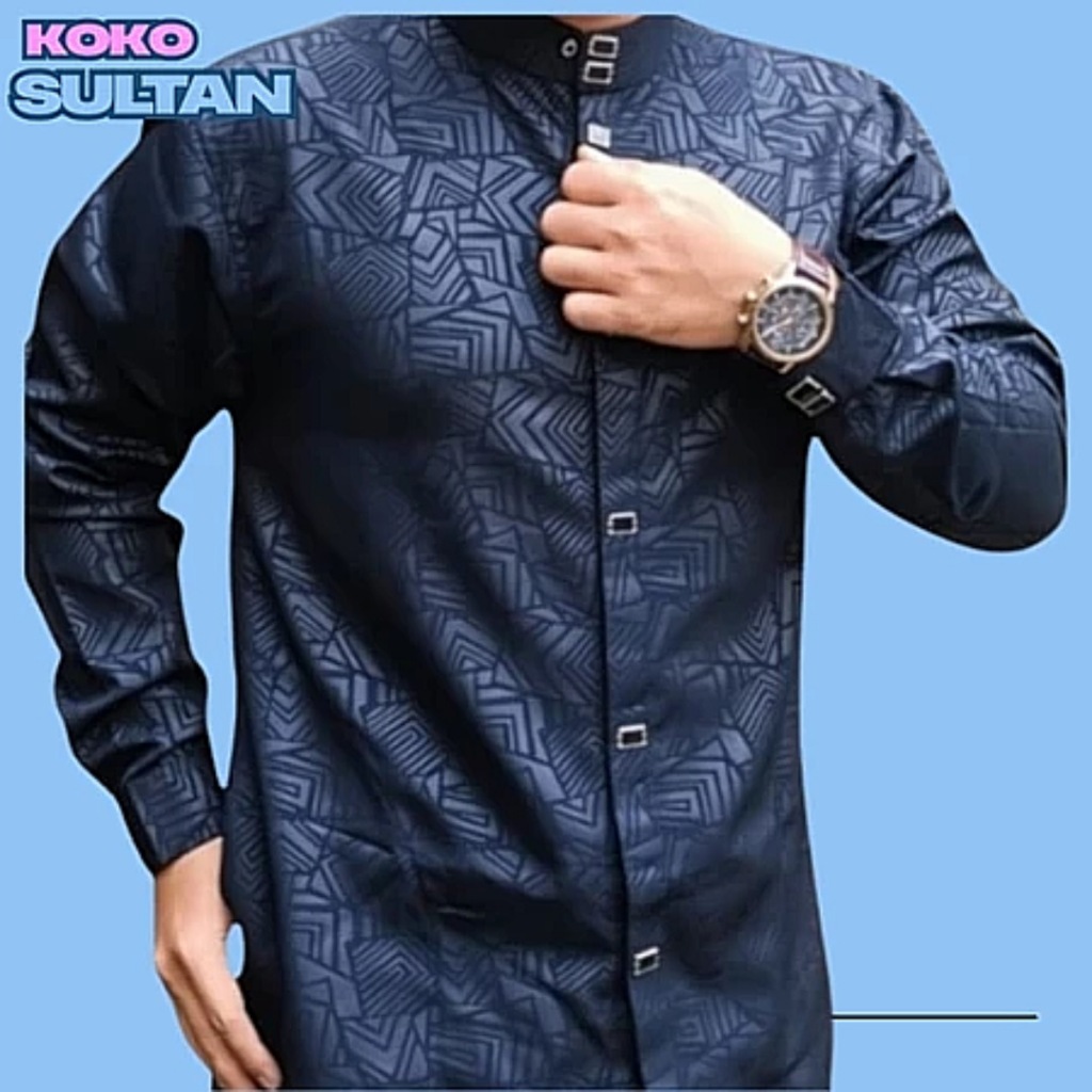 Kemko Sultan Embos Koko Sultan Kemeja Koko Sultan Premium