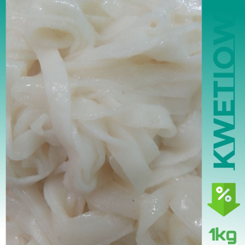 kwetiau /tekstur lebar dan segar 1KG