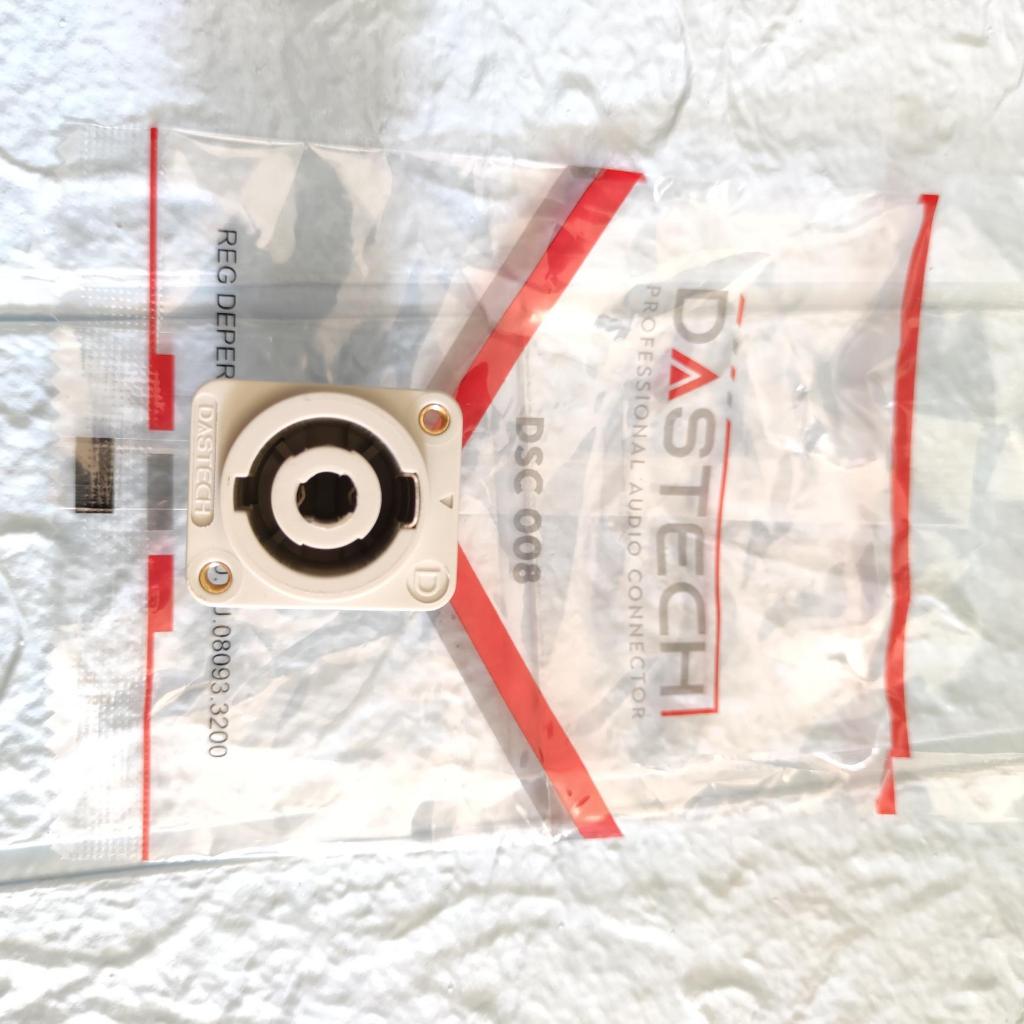 Soket Spikon Dastech DSC008 Socket Speakon DSC 008 Original Dastech Female Soket Cewek Konektor Spea
