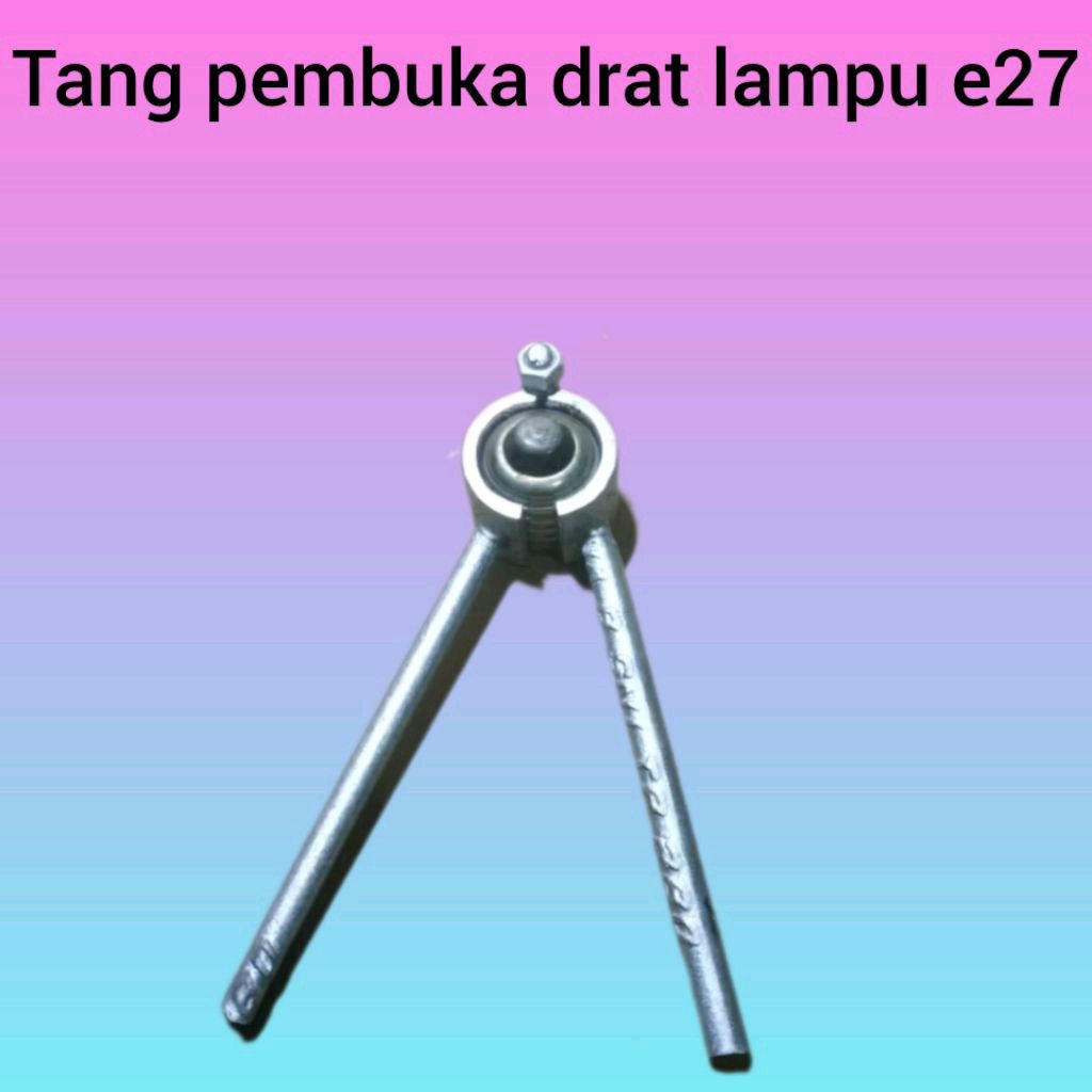 tang pembuka drat lampu e27 bahan pipa shock kuat