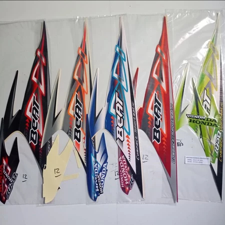 Striping Sticker Honda Beat Carbu 2012 / Striping Beat Karbu 2012
