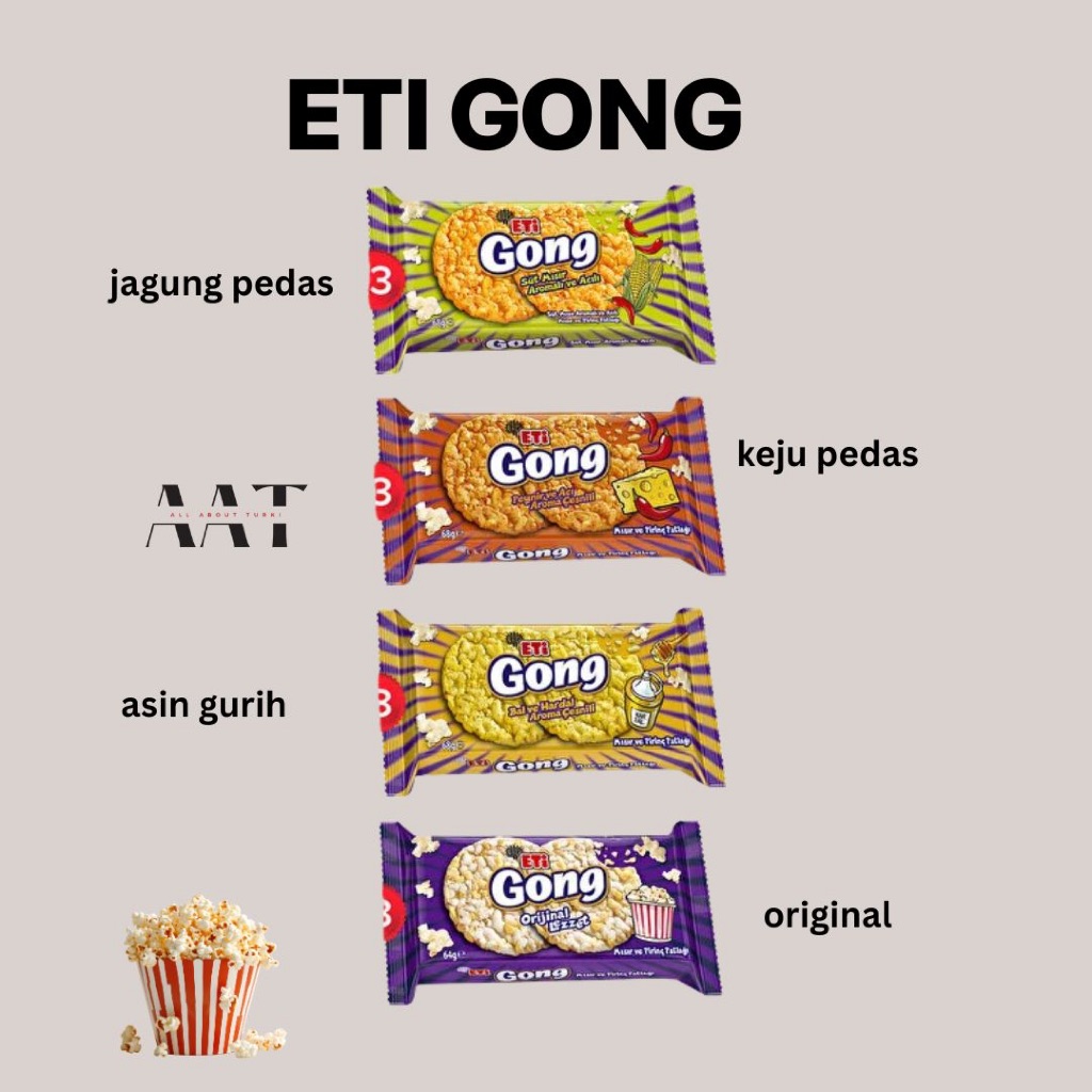 ETI GONG SNACK POPCORN TURKI
