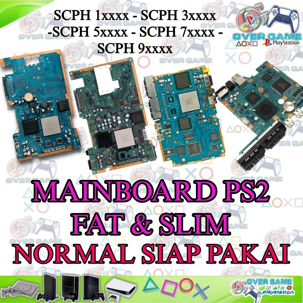 Board Mesin ps2 Normal Mainboard PS2