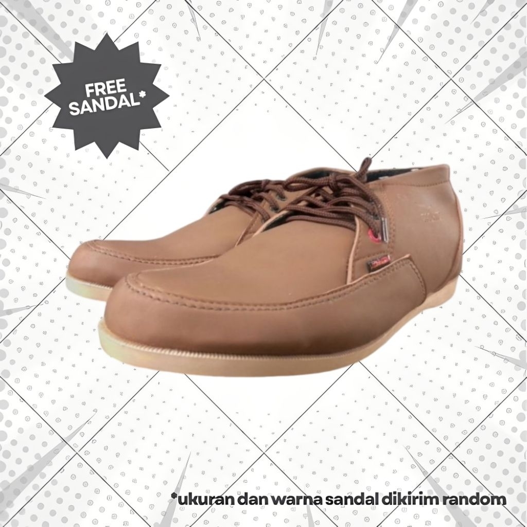 Sepatu Pria Original Redknot Erebus Tan