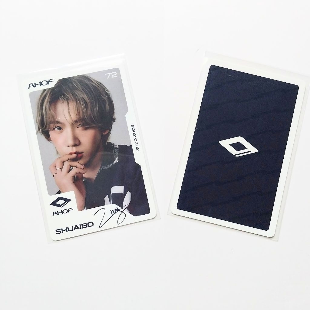 Original Photocard Ahof Shuaibo