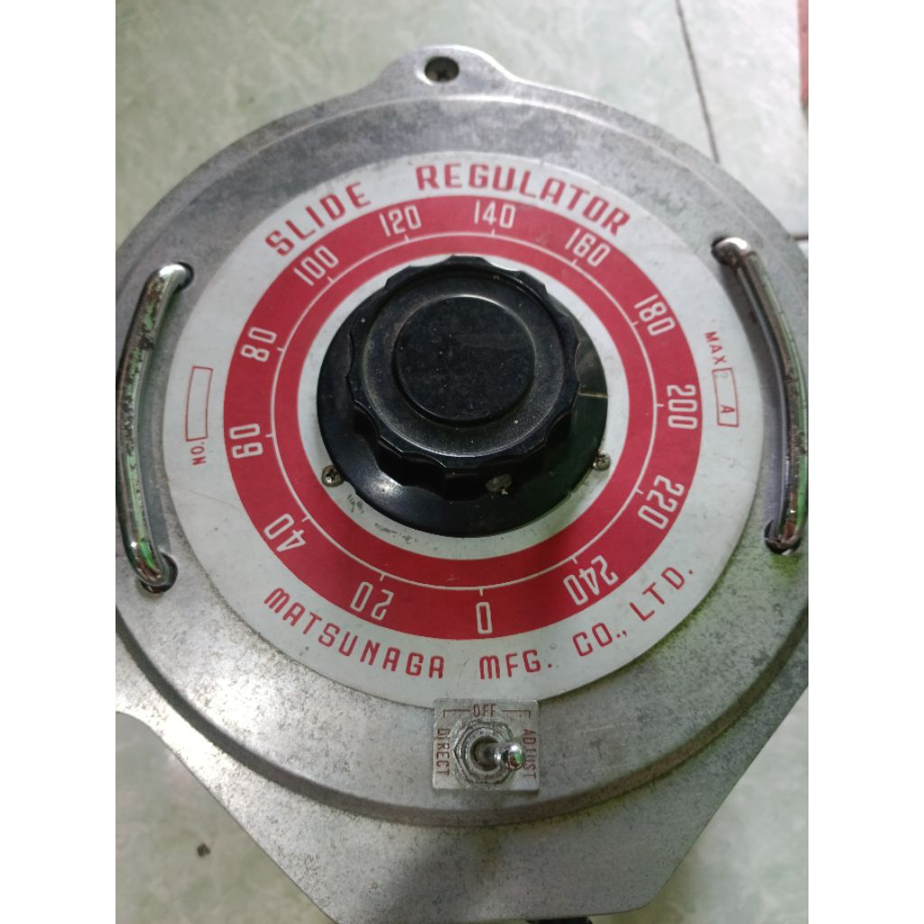 slide regulator matsunaga 2000 watt made in japan