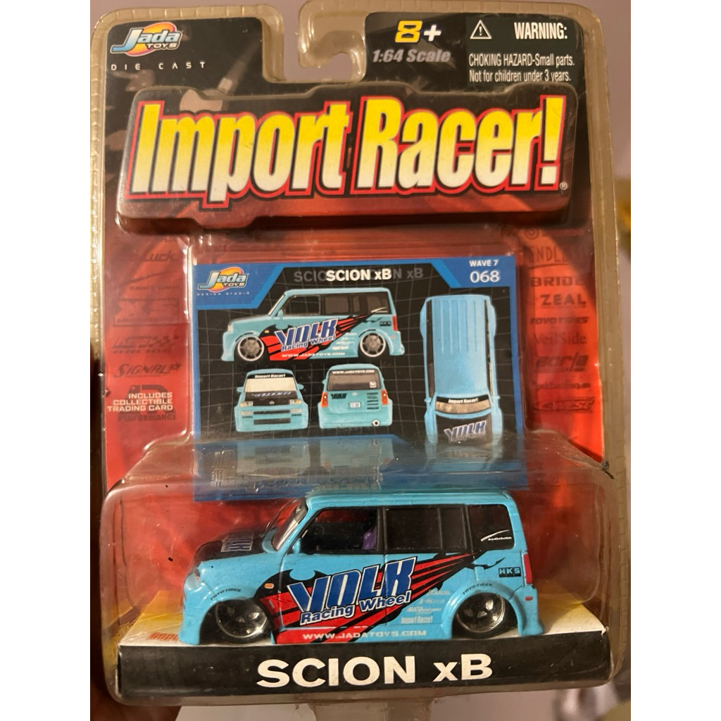 Diecast Jada Toys Skala 64 Import Racer Scion XB
