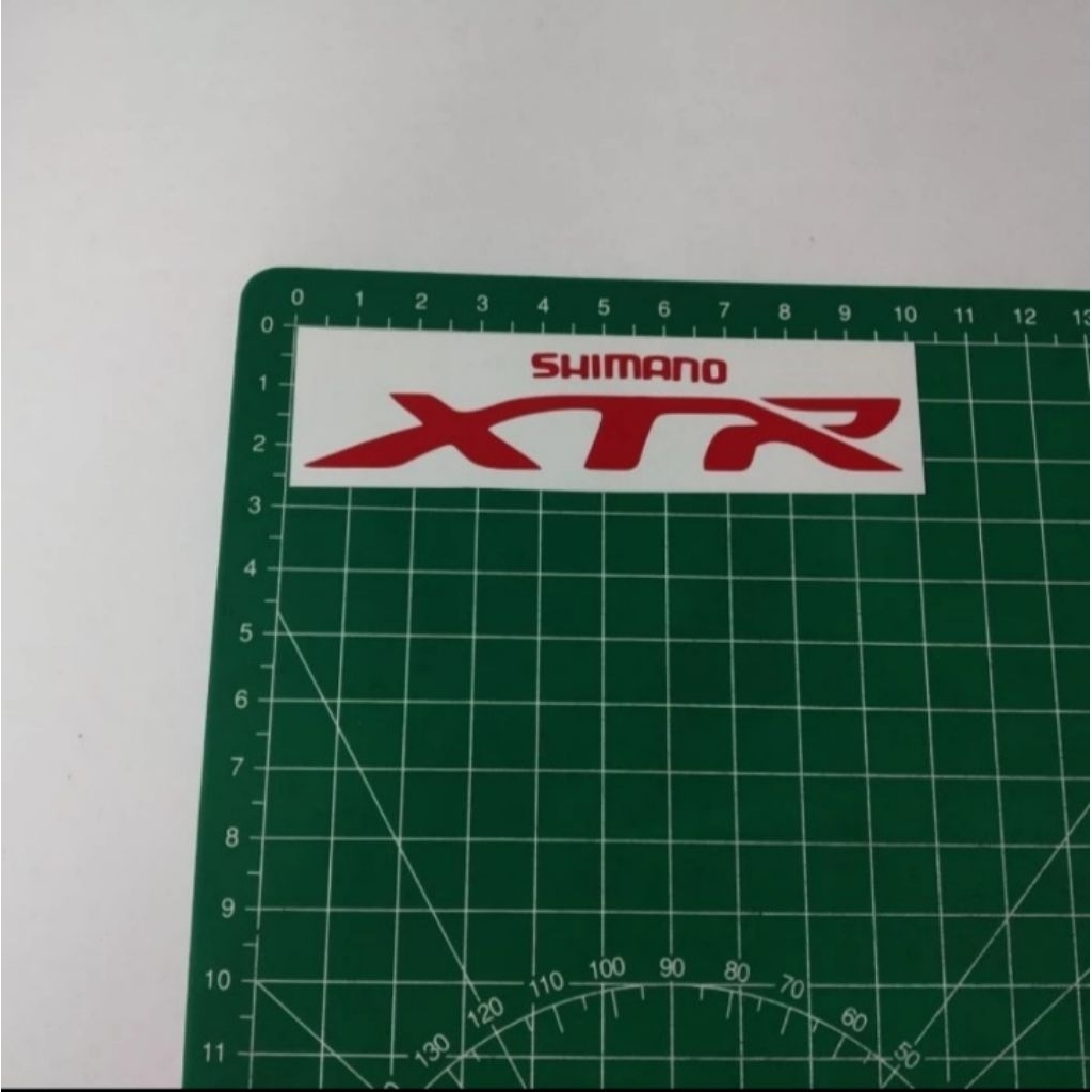 stiker cutting Shimano xtr