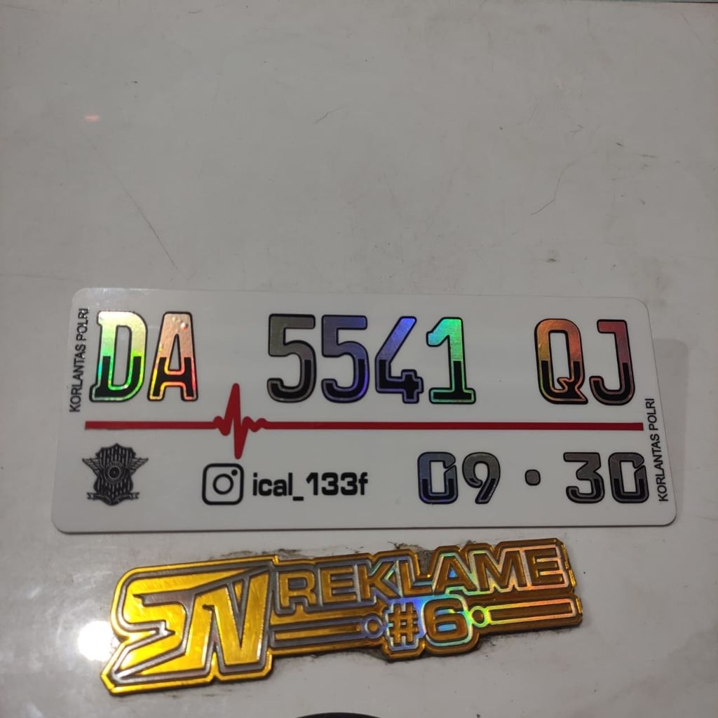 variasi custom plat termurah dan murah abis, plat termurah, plat murah abis, custom apik, plat nyala