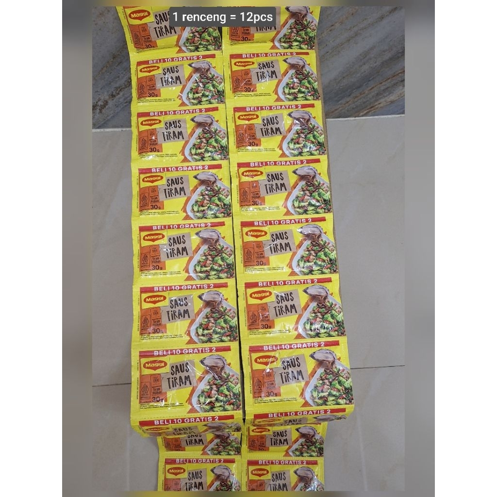 Maggi Saos tiram Shachet 30g dapat 2 renceng