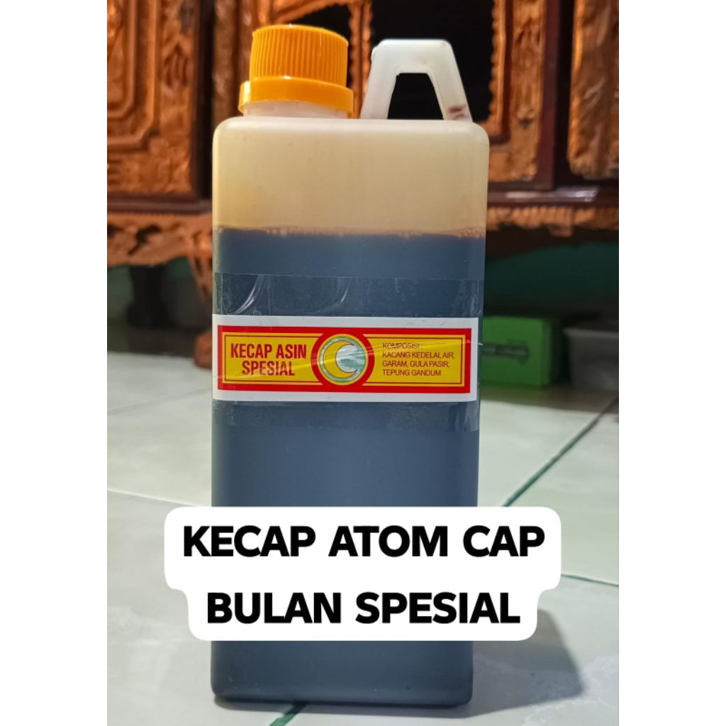 Kecap Asin Atom Spesial | Cap Bulan Palembang