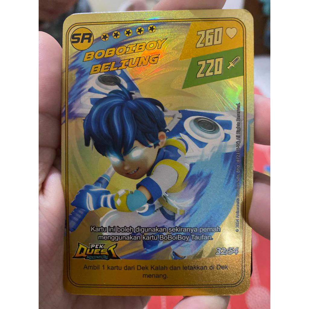 Kartu Boboiboy Hologram BELIUNG SR