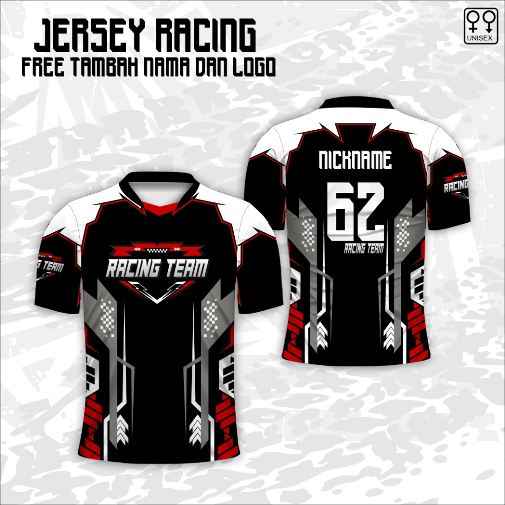 Jersey Racing Team kaos baju balap kaos motorcross