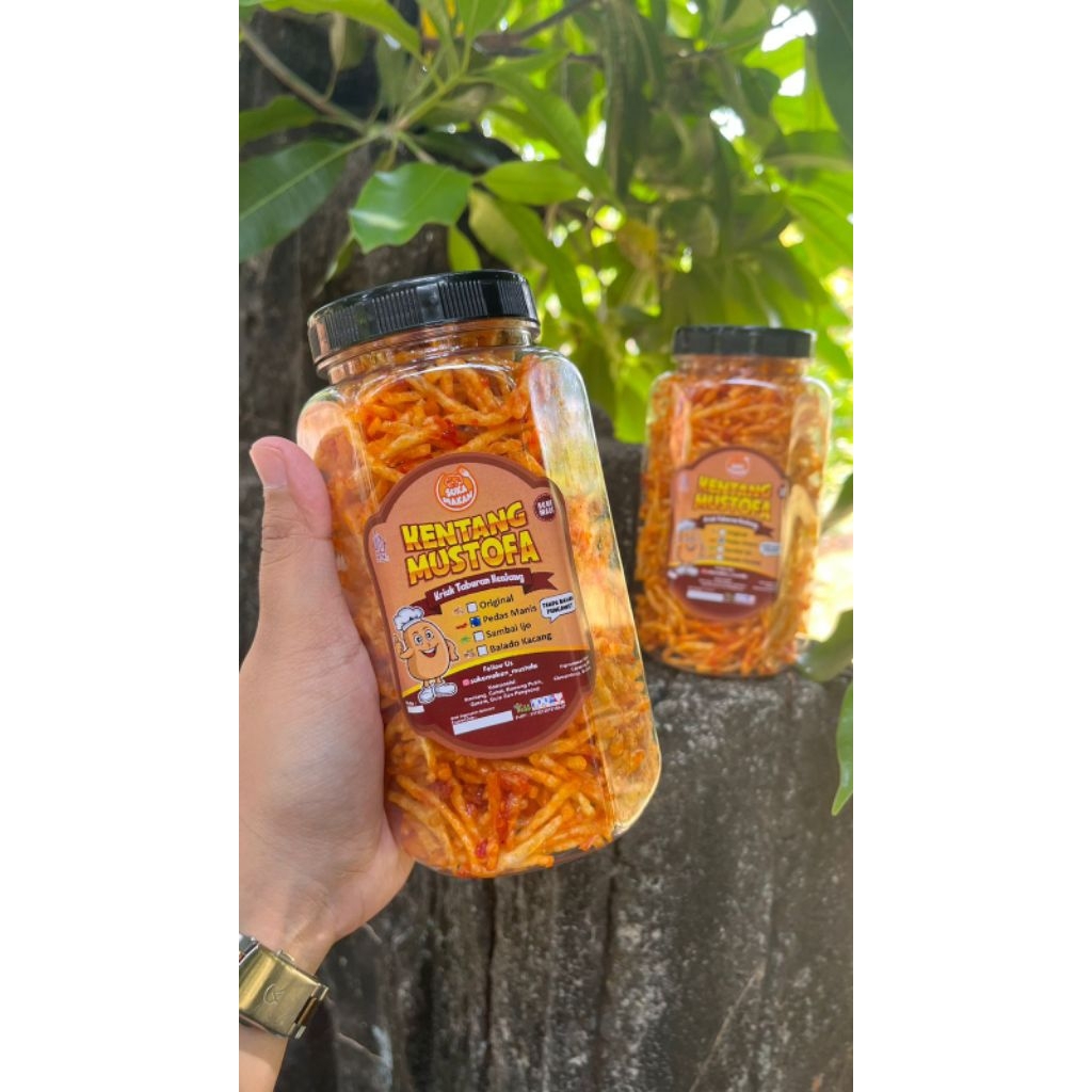 Kentang Mustofa Toples Pedas Manis