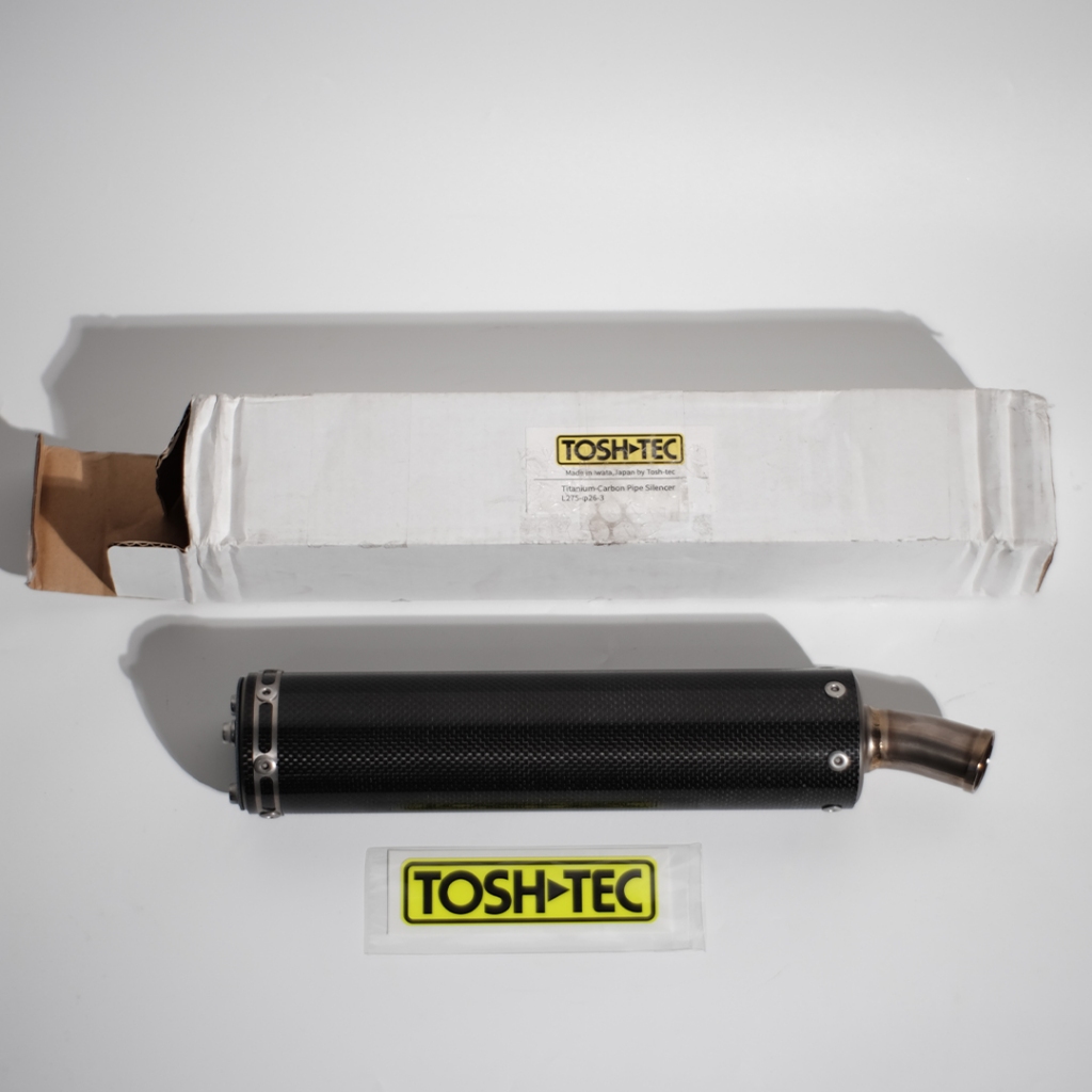 Silencer Toshtec Carbon Titanium 2 tak Original Jepang