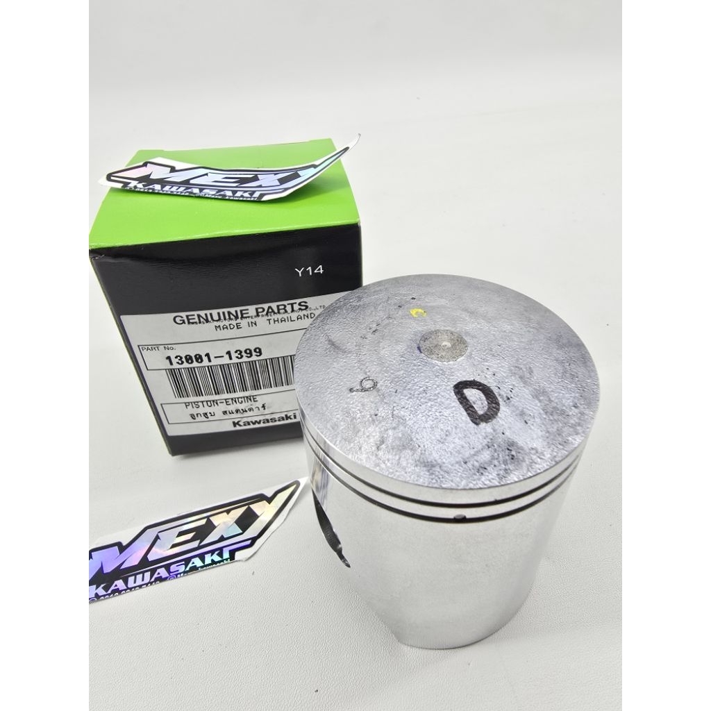 PISTON SEHER KODE D STANDAR NINJA R SS RR OLD RR NEW 13001-1399 ORIGINAL KAWASAKI PART NINJA 2 TAK