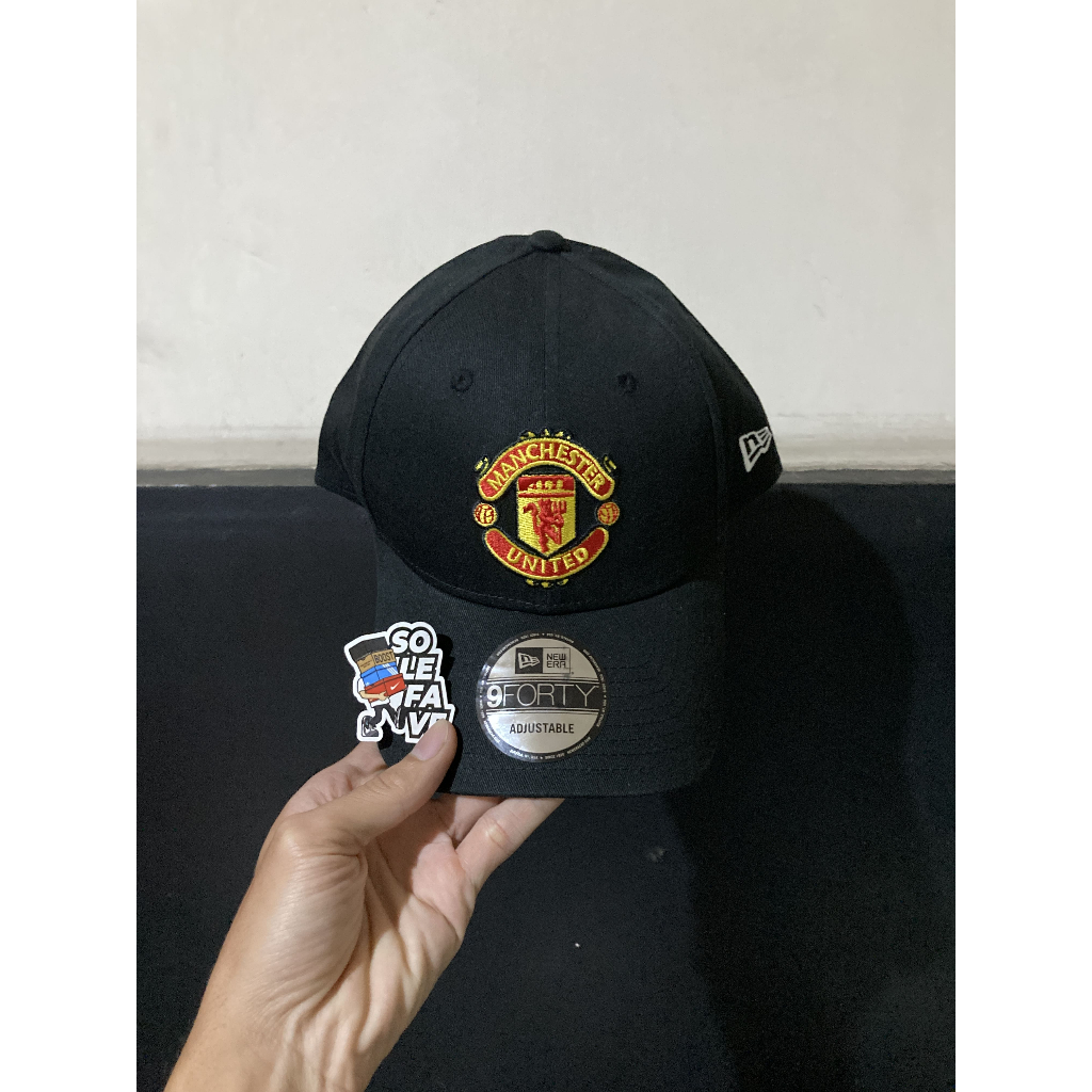 TOPI NEW ERA 940 x MANCHESTER UNITED BLACK ORIGINAL NO BOX