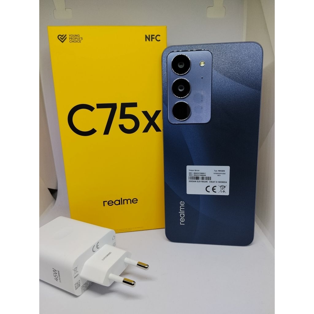 Realme C75x 8/128GB - Black ( Bekas/Second )