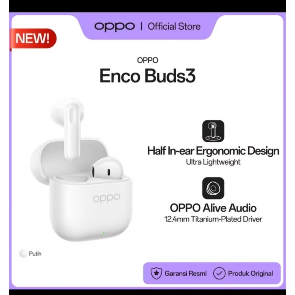 headset bluetooth Oppo enco buds 3