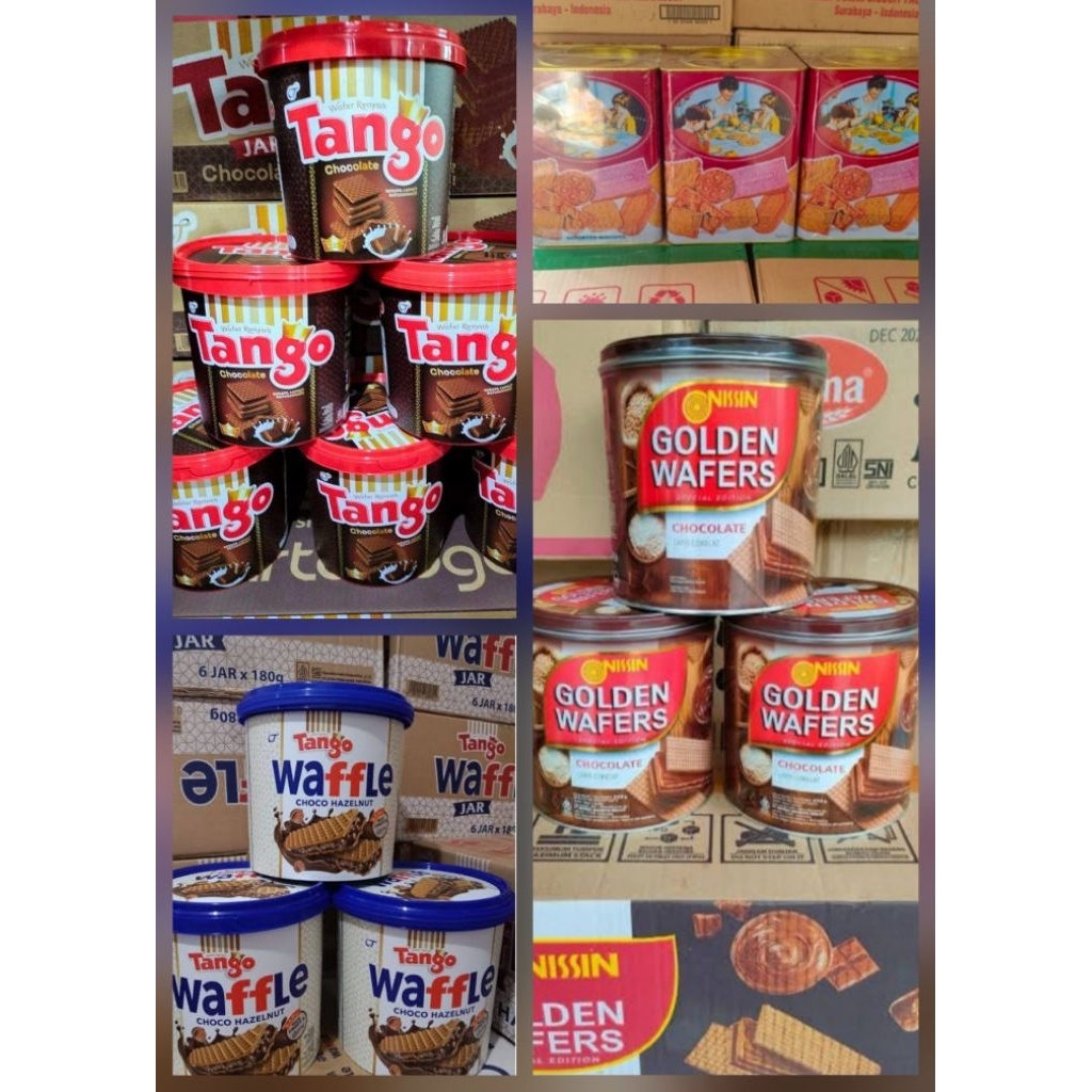 ((AAA)) KHONG GUAN, NABATI KALENG 1 KARTON - DAN JAJANAN LEBARAN MEREK LAINNYA (1 KARTON)